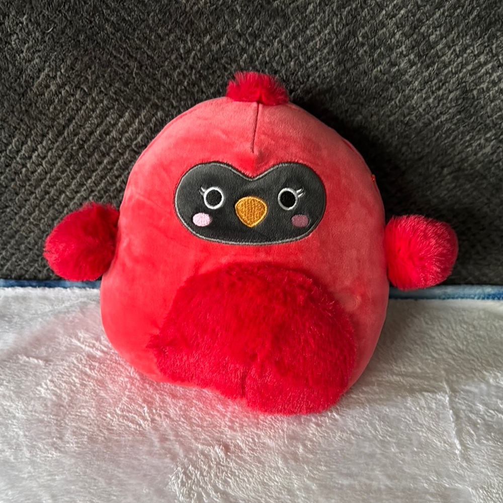 Squishmallow Cardinal Bird Plush